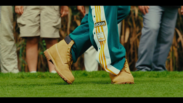 Adidas Pants, Timberland Boots in Happy Gilmore 2 (2025)