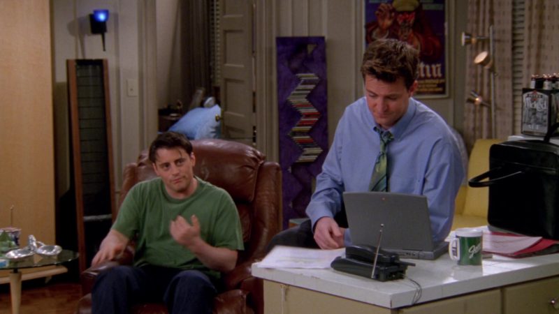 Apple Macintosh Powerbook Laptop Used by Matthew Perry (Chandler Bing) in Friends Season 4 Episode 23 “The One With Ross' Wedding” (1998)