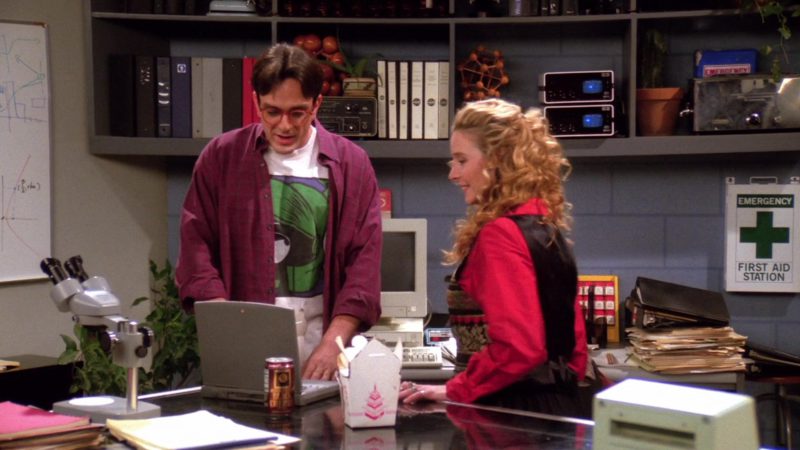 Apple PowerBook Laptop Used by Hank Azaria (David) in Friends Season 1 Episode 10 “The One with the Monkey” (1994)