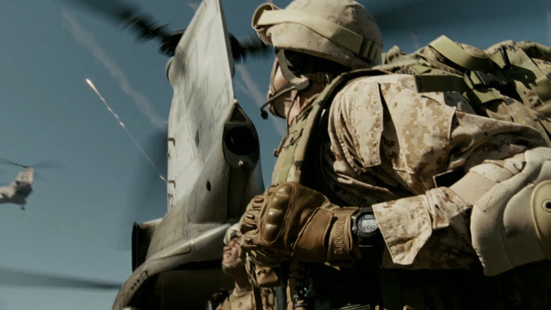 Casio G-Shock Watch of Aaron Eckhart as United States Marine Corps Staff Sergeant Michael Nantz in Battle Los Angeles (2011)