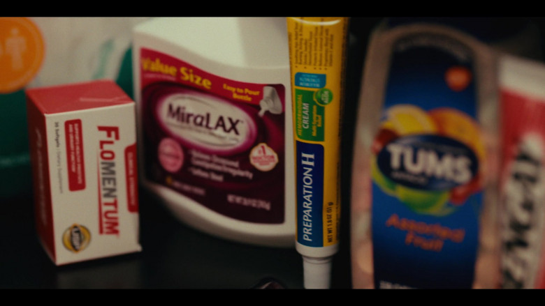 Flomentum, Miralax, Preparation H, Tums in Happy Gilmore 2 (2025)
