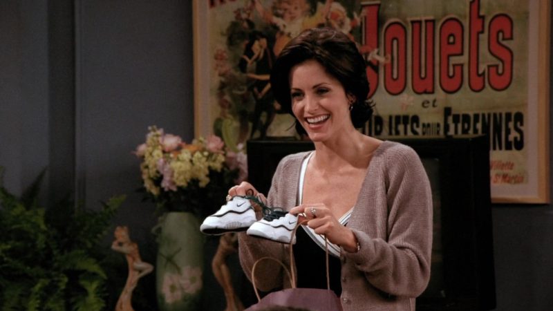 Nike Baby Boy's Sneakers Held by Courteney Cox (Monica Geller) in Friends Season 2 Episode 1 