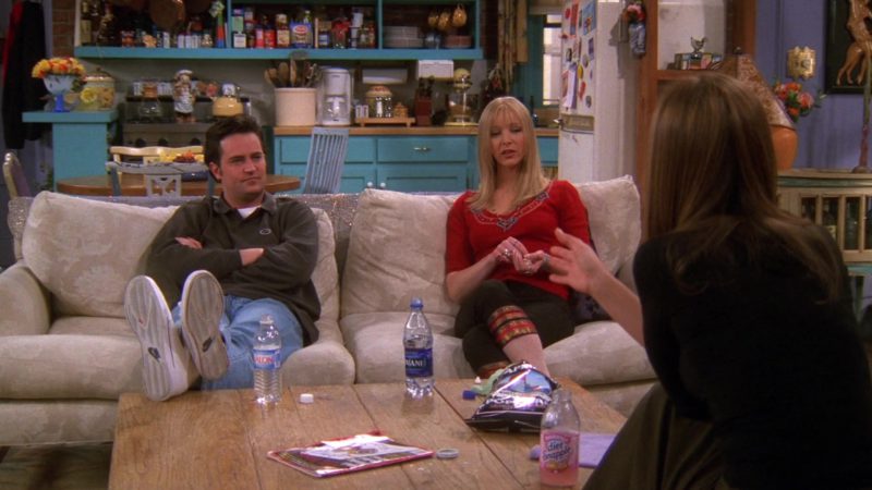 Nike Shoes Worn by Matthew Perry (Chandler Bing), Dasani Water and Diet Snapple Tea in Friends Season 6 Episode 19 
