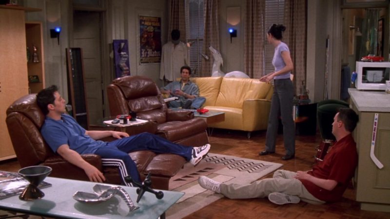 Nike Sneakers and Adidas Trousers Worn by Matt LeBlanc (Joey Tribbiani) in Friends Season 5 Episode 21 