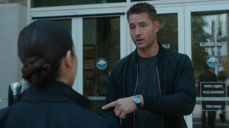 Omega Watch Worn by Justin Hartley as Colter Shaw in Tracker S01E01 “Klamath Falls” (2024)