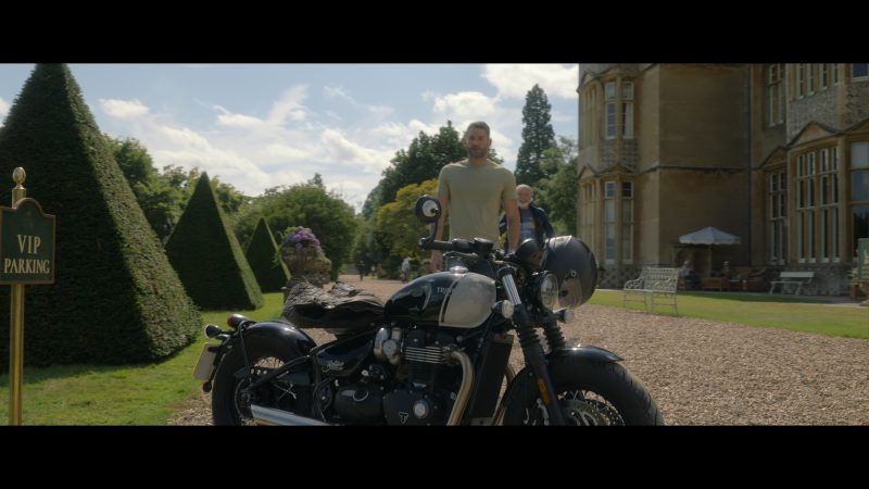 Triumph Motorcycle in The Thursday Murder Club (2025)