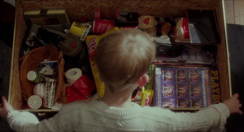Junior Mints, Crunch Tators, Twinkies and Playboy Magazine in Home Alone (1990)