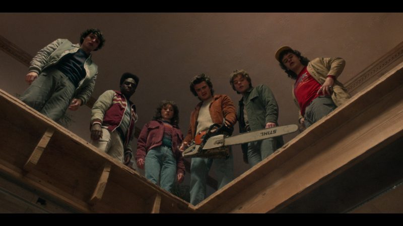 STIHL chainsaw in Stranger Things S05E03 
