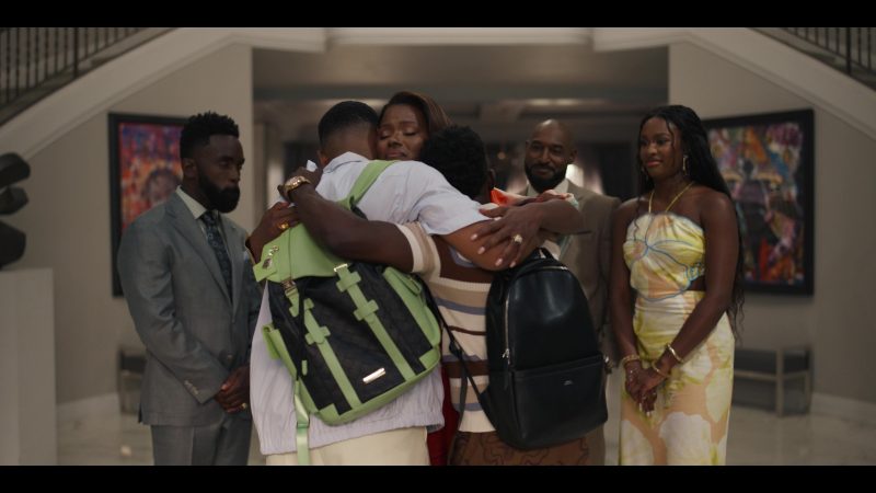 A.P.C. Nino backpack in Bel-Air S04E08 “The Next Act” (2025)