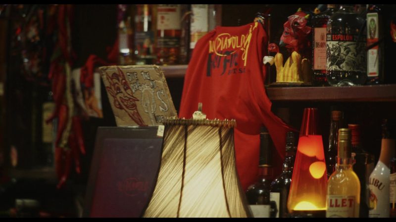 Disaronno, Espolon Tequila, Jagermeister, Lillet, Malibu Rum in Wake Up Dead Man – A Knives Out Mystery (2025)