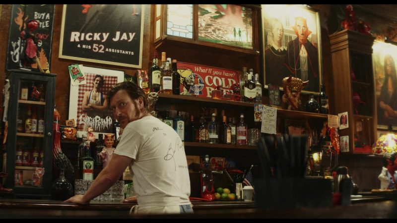 Jameson, Martell, Ballantines, Jose Cuervo, Bombay Sapphire, Chivas, Absolut Vodka, Cointreau, Ciroc, Jagermeister in Wake Up Dead Man – A Knives Out Mystery (2025)