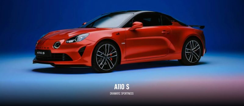 Alpine A110 S sports car